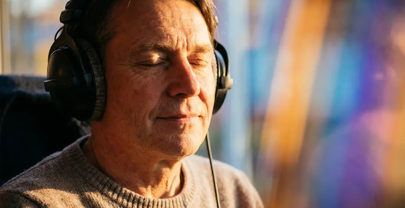 Personne écoutant attentivement différents accents anglais dans un environnement multiculturel