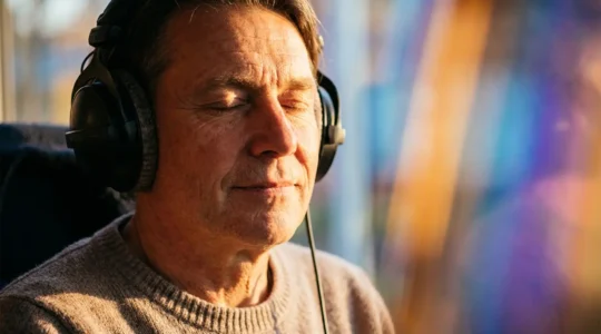 Personne écoutant attentivement différents accents anglais dans un environnement multiculturel